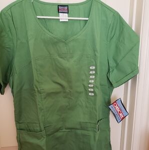 Cherokee Authentic Scrubs Green Top